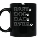 Best dog dad everfathers day gift coffee Mug_Black