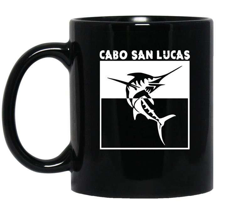 Cabo san lucas swordfish fishing coffee Mug_Black