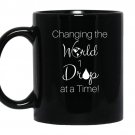Changing the world one drop at a time essential oil coffee Mug_Black