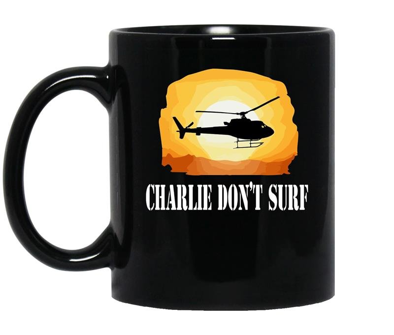 Charlie dont surf coffee Mug_Black