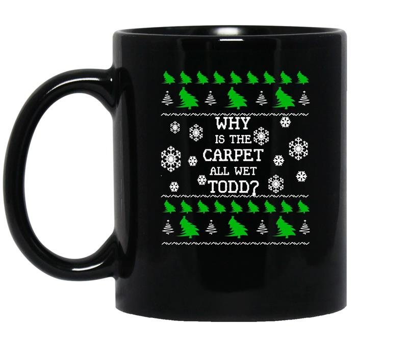 Christmas vacation ugly christmas snowflakes costume coffee Mug_Black