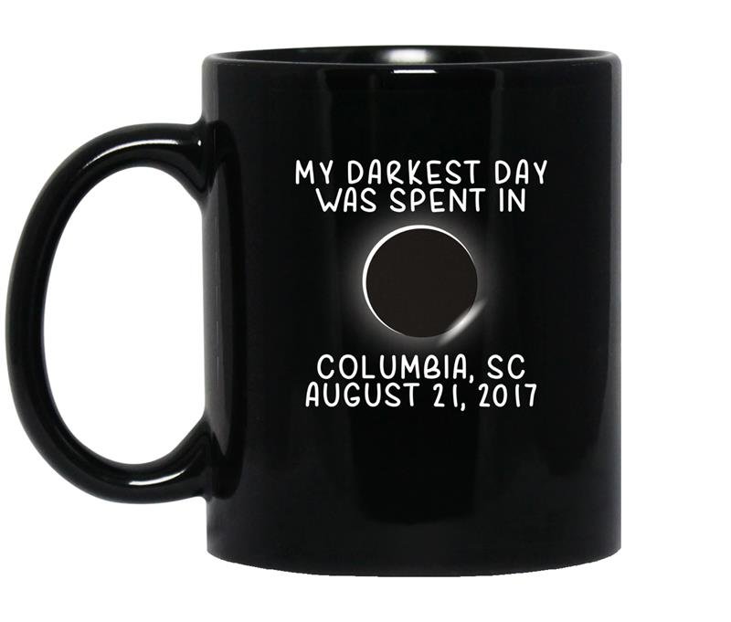 Columbia south carolina total solar eclipse 2017 coffee Mug_Black