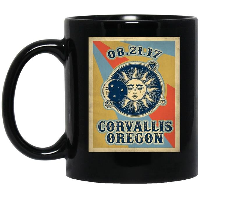 Corvallis oregon solar eclipse 2017 Coffee Mug_Black