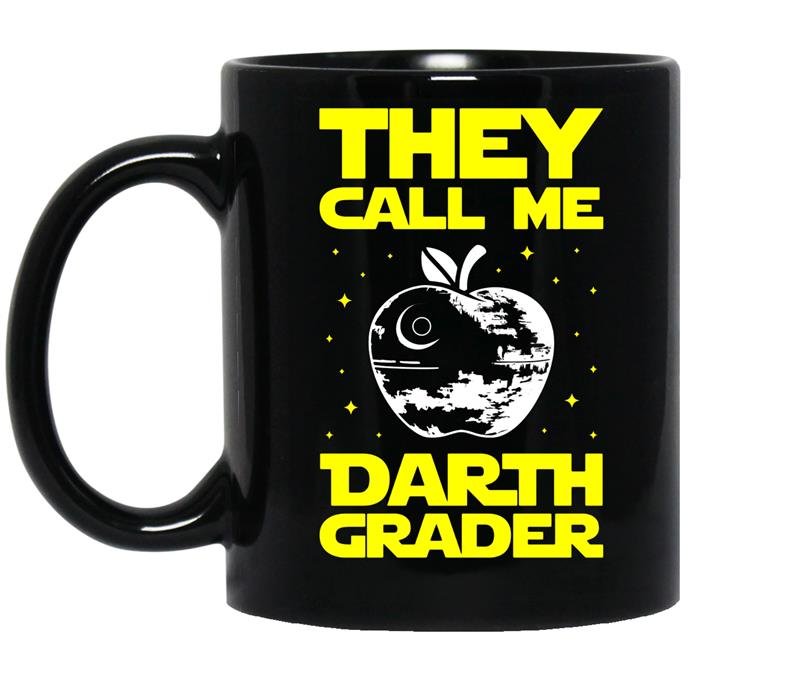 Darth grader teacher medium coffee Mug_Black