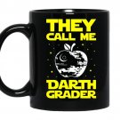 Darth grader teacher medium coffee Mug_Black