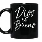 Dios es buenogod is good vintage spanish espanol tee coffee Mug_Black