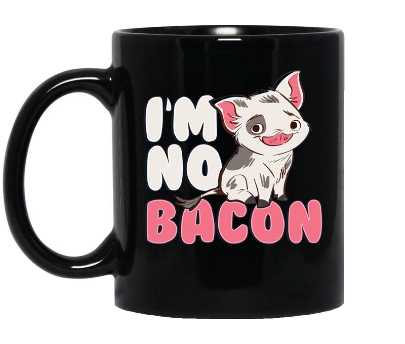Disney pixar moana pua im no bacon graphic coffee Mug_Black