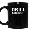 Drill sergean army boot coffee Mug_Black