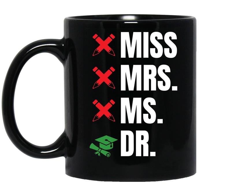 Drphd edd graduates coffee Mug_Black