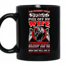 Dumbest thing piss off my wife tee vision coffee Mug_Black