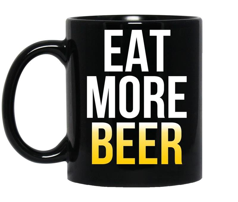Eat more beerpatricks coffee Mug_Black