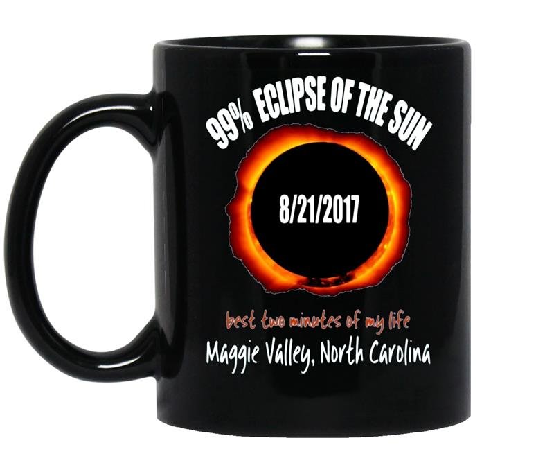 Eclipse souvenir maggie valley north carolina nc coffee Mug_Black
