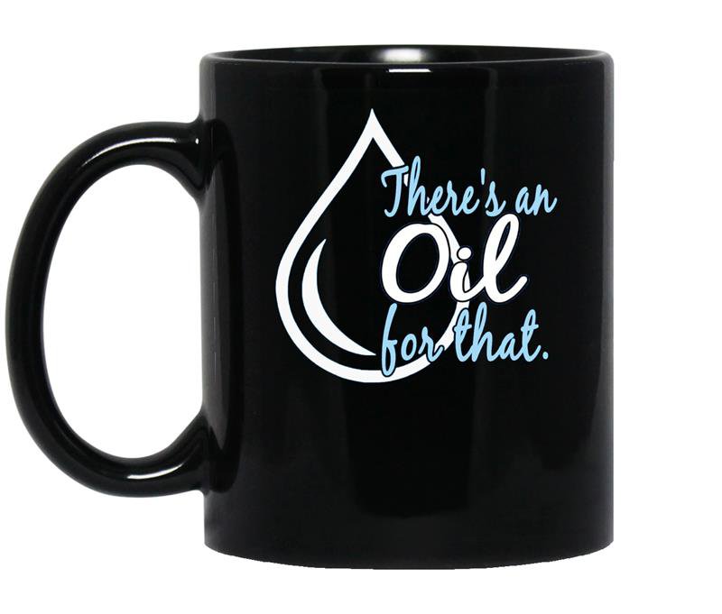 Essential oils theres an oil for that dewdrop coffee Mug_Black
