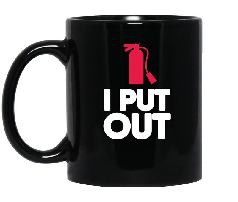 Funny firefighterfiremen asphalt coffee Mug_Black