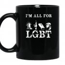 Funny liberty guns bibles trump lgbt coffee Mug_Black