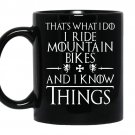 Funny mountain bikinggifts love to mountain bike coffee Mug_Black