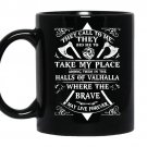 Halls of valhalla the crusader coffee Mug_Black