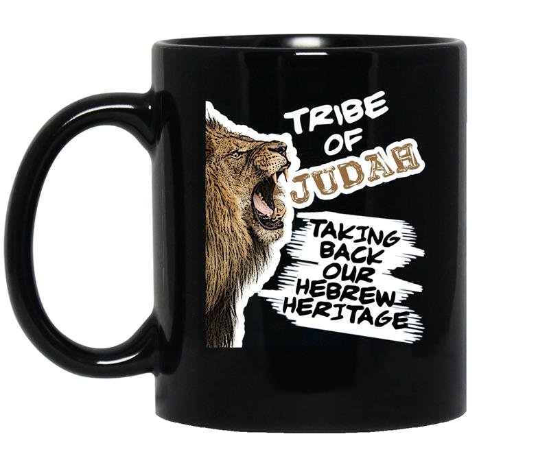 Hebrew israelite 12 tribes judah lion bible history coffee Mug_Black