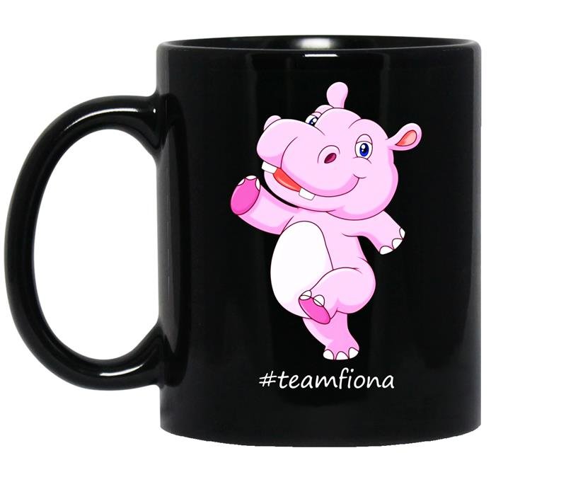 Hippo fiona coffee Mug_Black
