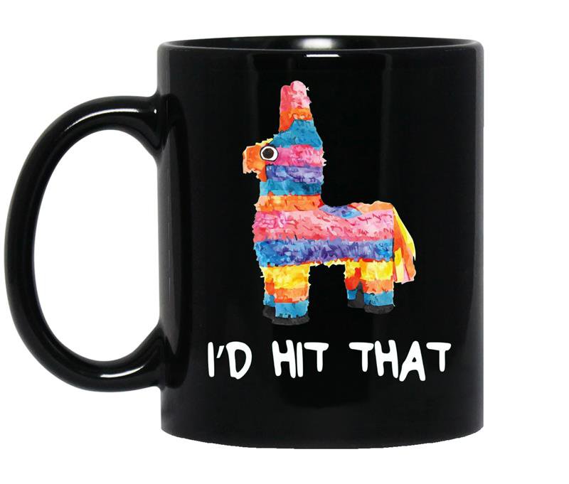 Id hit that pinatacinco de mayo party coffee Mug_Black
