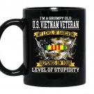 Im a grumpy old us vietnam veteran coffee Mug_Black