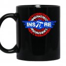 Inspire pi superhero shield math teacher geek nerd Mug_Black