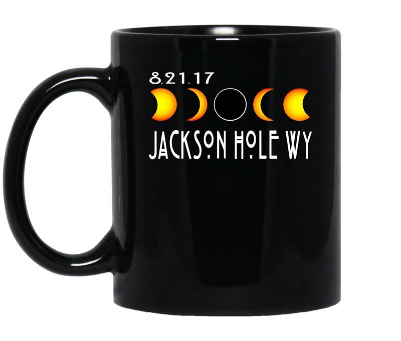 Jackson hole wyoming total solar eclipse 2017 coffee Mug_Black