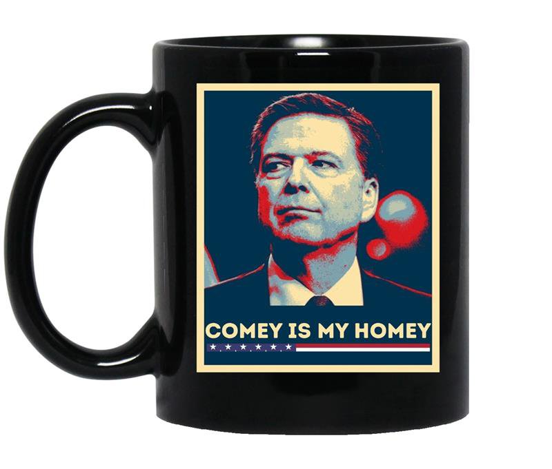 James comey comey is my homey coffee Mug_Black