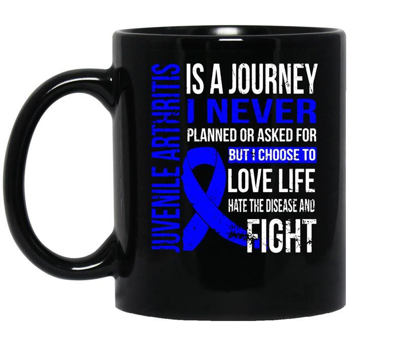 Juvenile arthritis is a journey i choose fighting coffee Mug_Black
