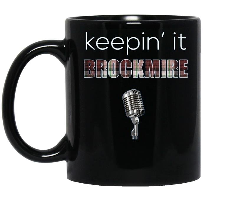 Keepin it brockmire funny plaid baseball coffee Mug_Black