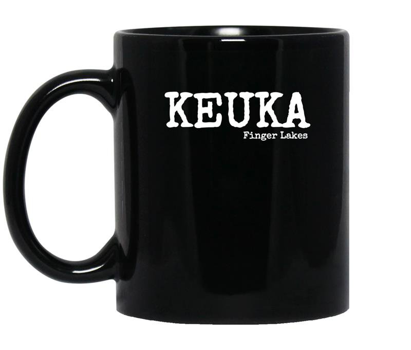 Keuka lake coffee Mug_Black