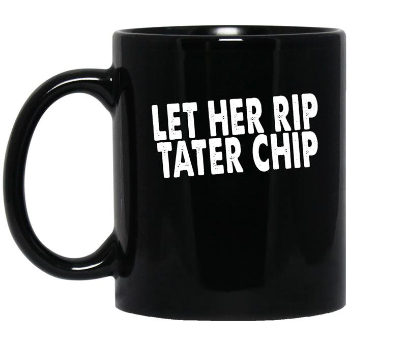 Let her rip tater chip funny car video graphic coffee Mug_Black