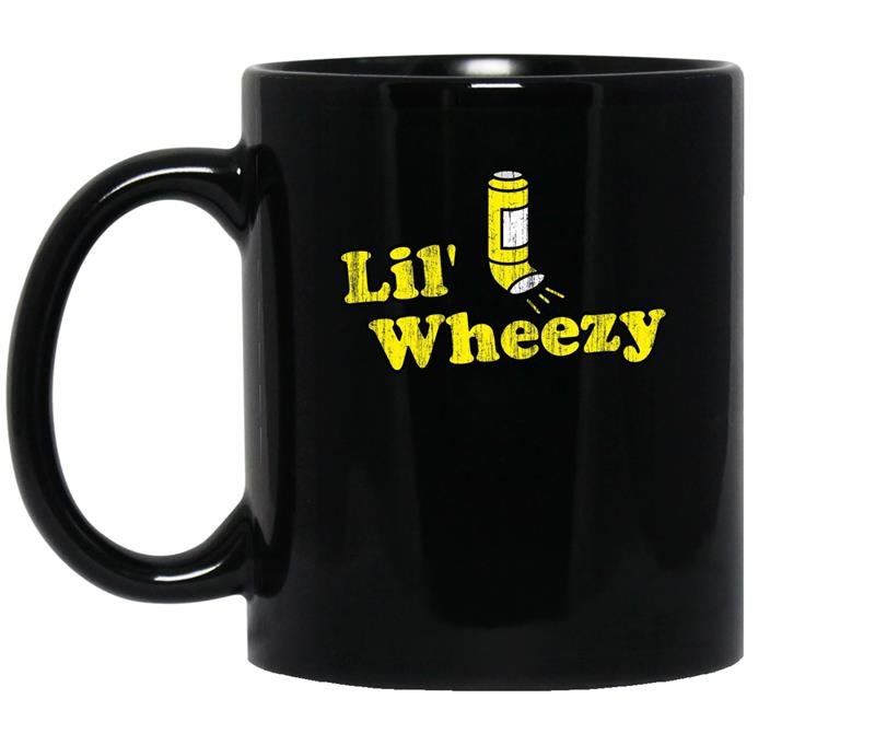 Lil wheezy asthma coffee Mug_Black
