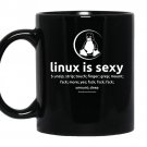 Linux linux is sexy by linux coffee Mug_Black