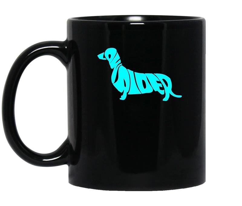 Low rider wiener dogdaschund coffee Mug_Black