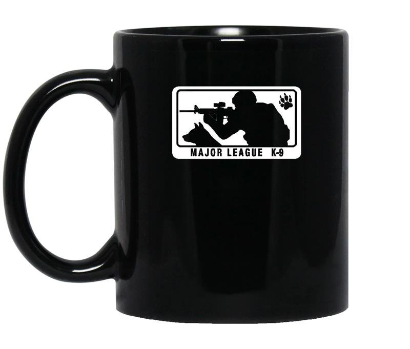 Major league k 9 shooting tactical black ops military mens coffee Mug_Black
