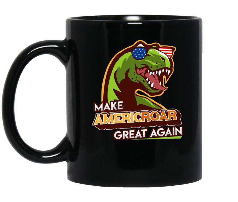 Make americroar great again coffee Mug_Black