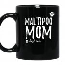 Maltipoo momfunny gift for dog mom coffee Mug_Black