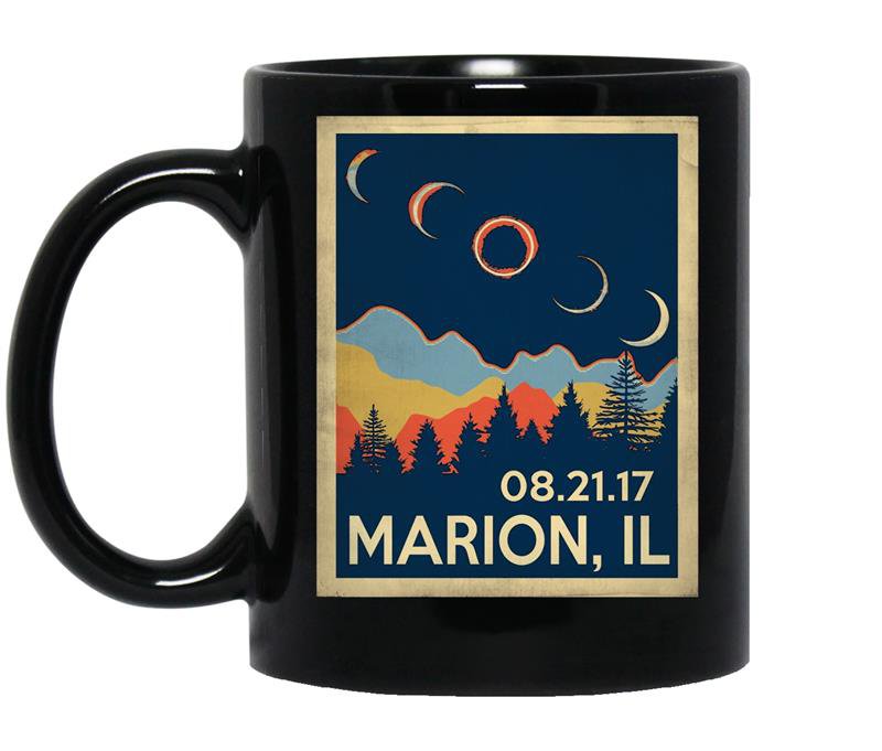 Marion illinois solar eclipse 2017 coffee Mug_Black