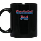 Mens grateful dad coffee Mug_Black