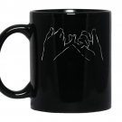 Mens pinky swearfriends coffee Mug_Black