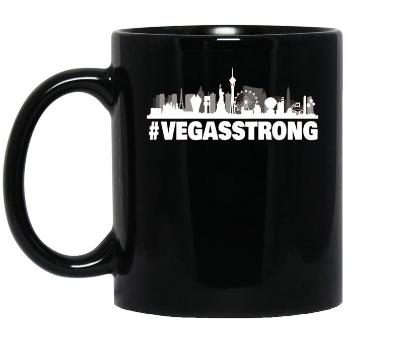 Mens vegas strongblack coffee Mug_Black
