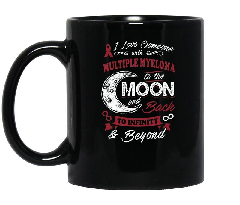 Multiple myeloma awareness moon back love coffee Mug_Black
