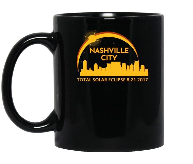 Nashville city total solar eclipse 8212017 coffee Mug_Black