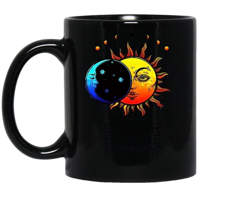 Nebraska total solar eclipse 2017 coffee Mug_Black