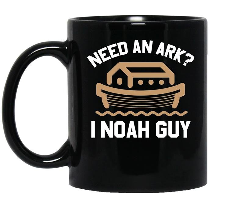 Need an ark i noah guy funny bible coffee Mug_Black
