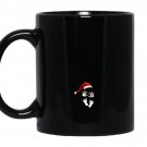 New baby bump first christmas 2016 pregnancy coffee Mug_Black