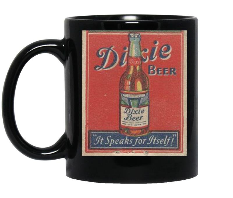 New orleans dixie beer matchbook cover coffee Mug_Black