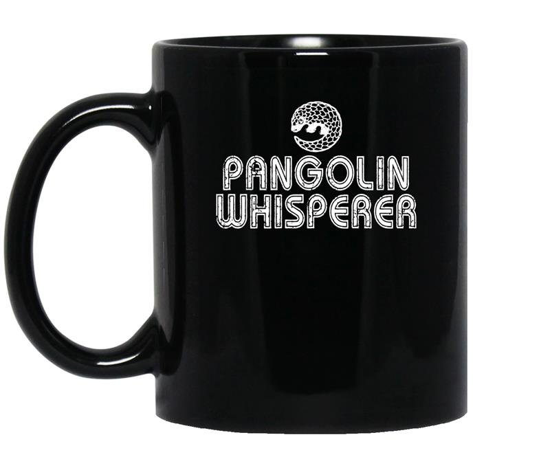 Pangolin whisperersave the endangered pangolins tee coffee Mug_Black