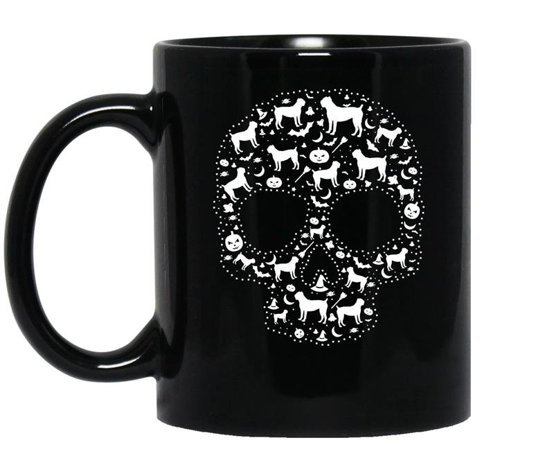 Pooch sugar skullcute cane corso dog coffee Mug_Black